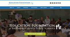 Desktop Screenshot of educationfoundationbcps.org