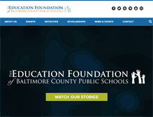 Tablet Screenshot of educationfoundationbcps.org